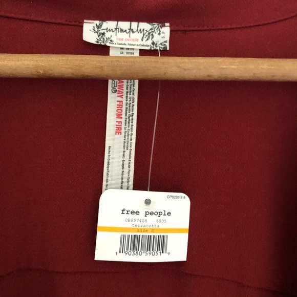 Intimately Free People Terracotta Elsa Bodysuit - Picture 6 of 8